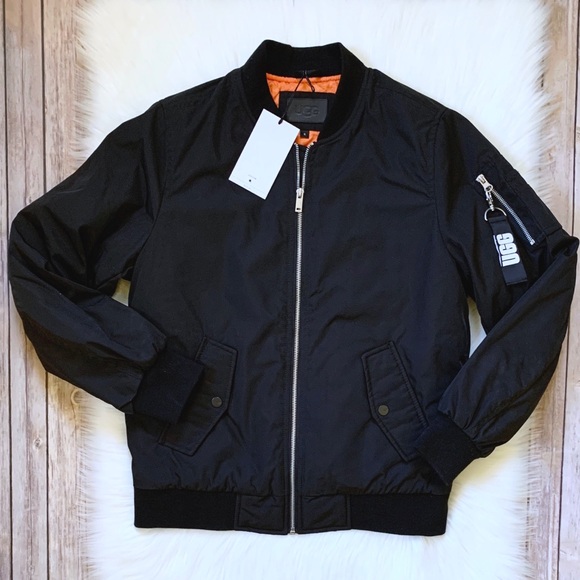 UGG Jackets & Blazers - UGG Black Frances Oversized Bomber Jacket